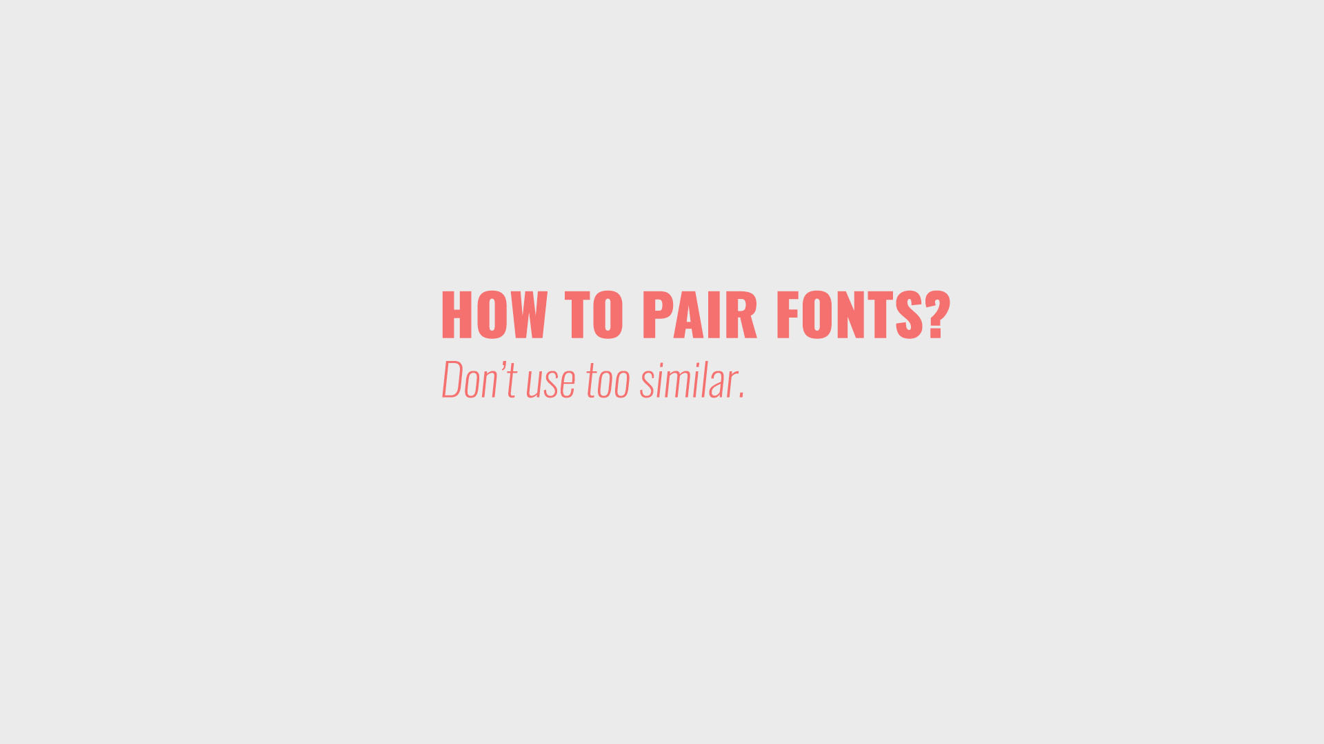 how to choose fonts