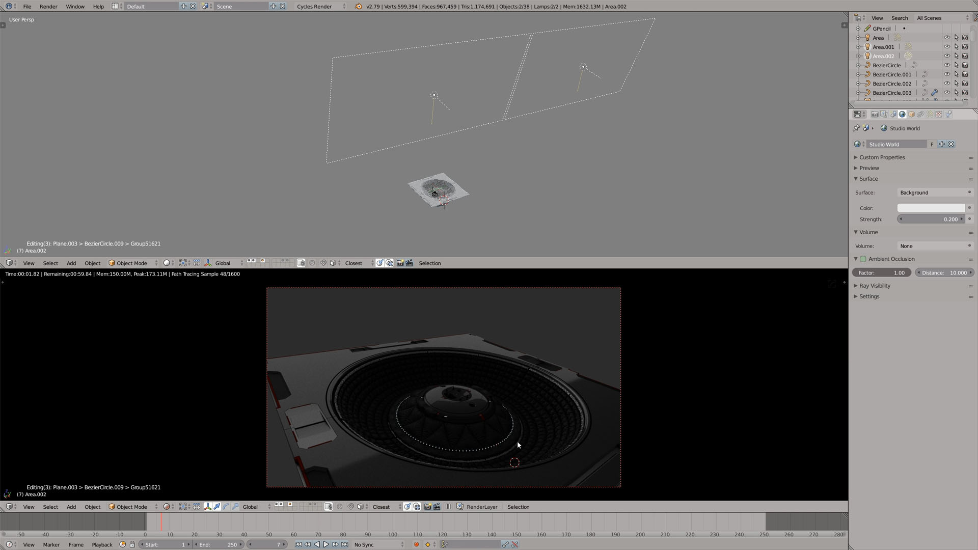 blender lighting cycles
