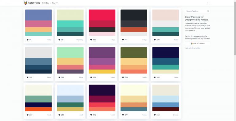 color hunt sheet color hunt sheet