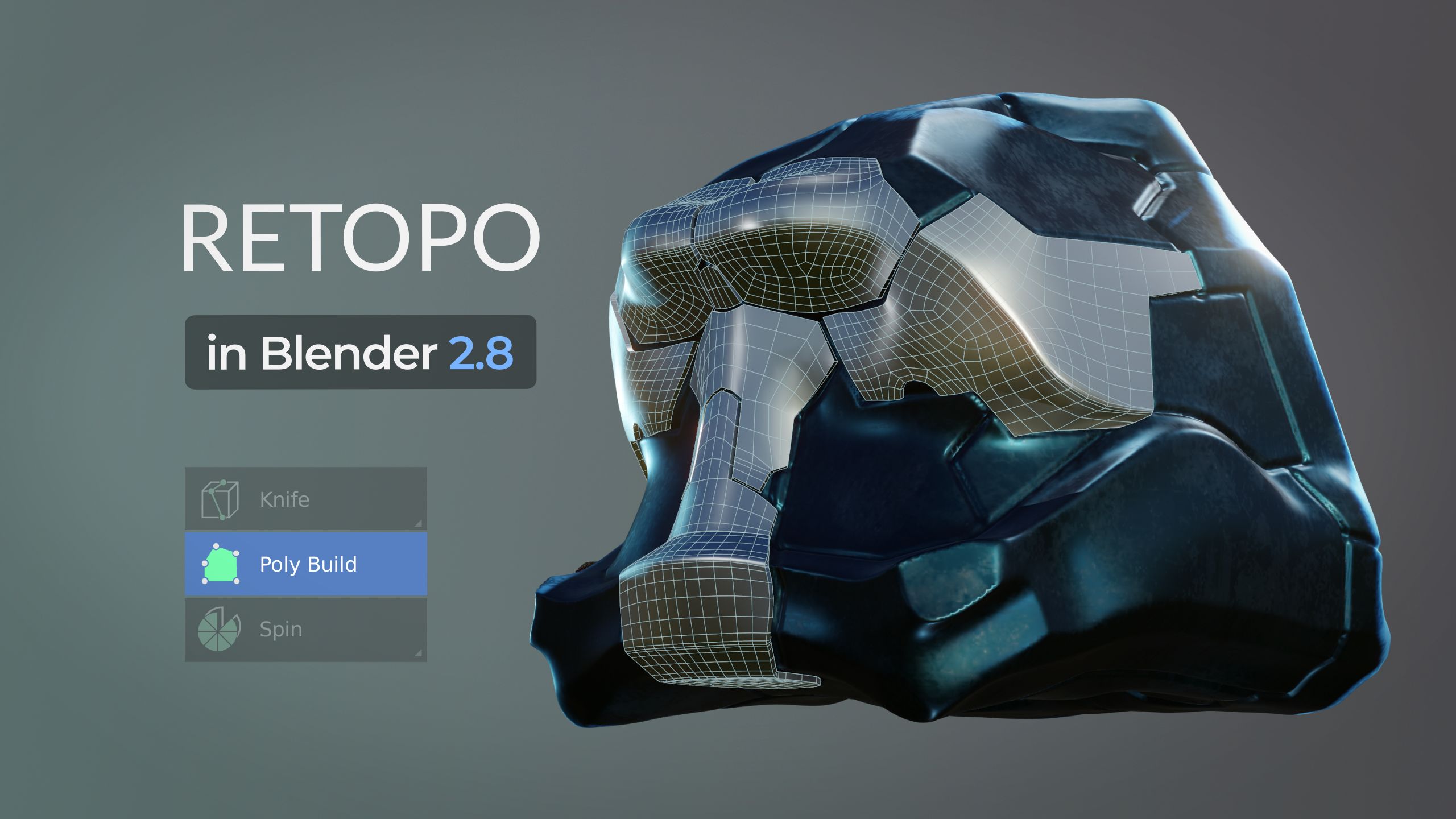 Blender 2.8 Tutorial | Retopology • Creative
