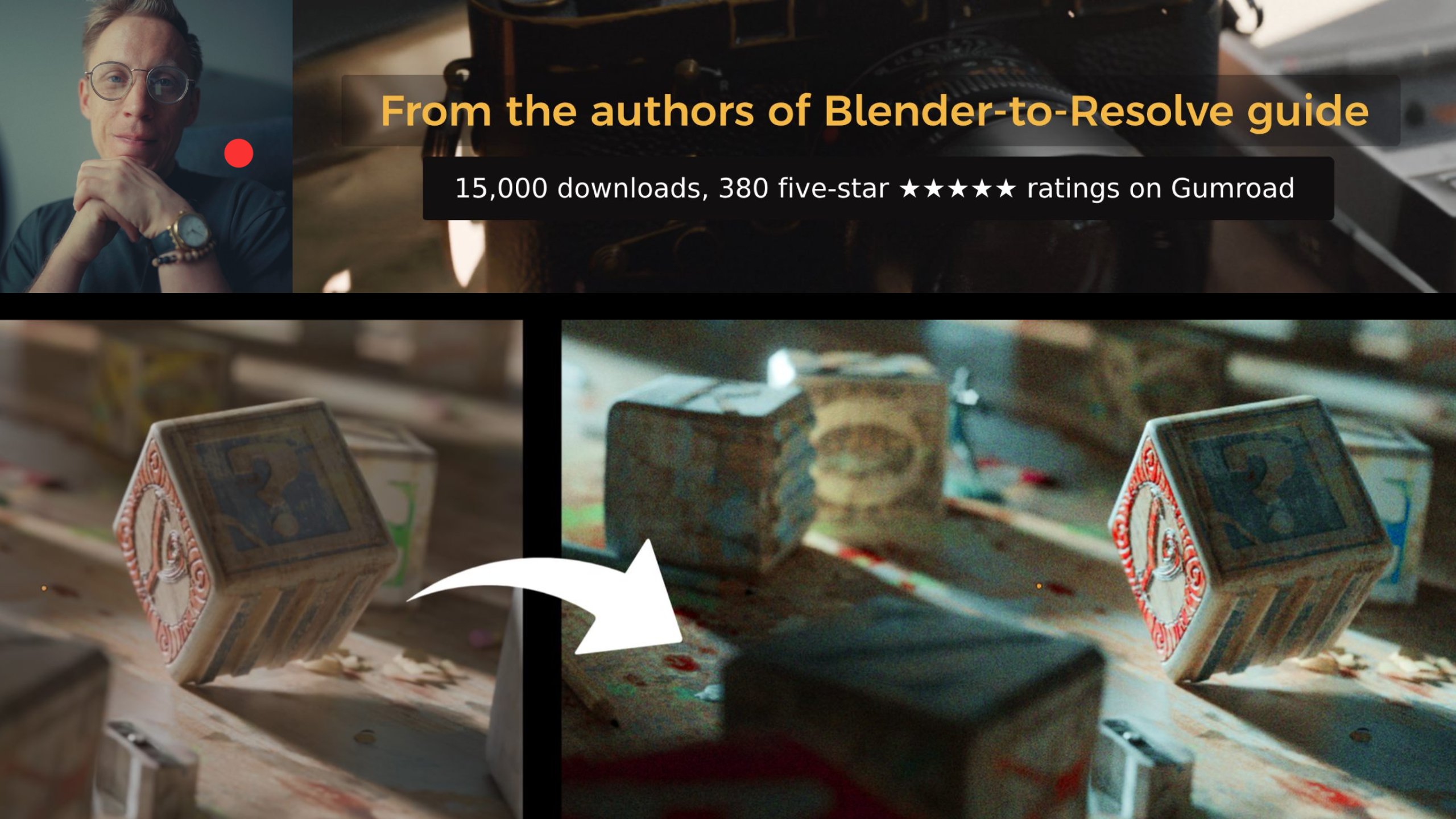 Blender Render Raw color correction post-processing free course