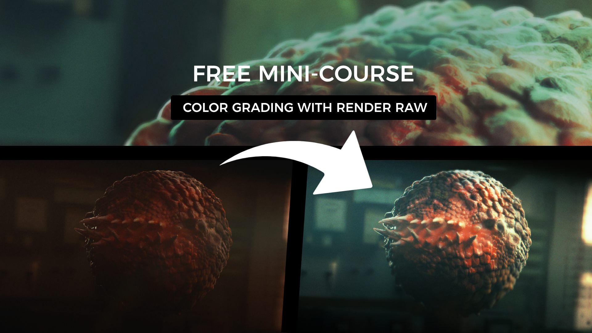color grading in Render Raw for Blender free mini course creativeshrimp