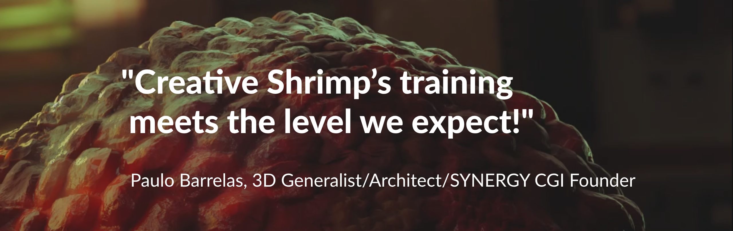 creative shrimp color grading course render raw blender
