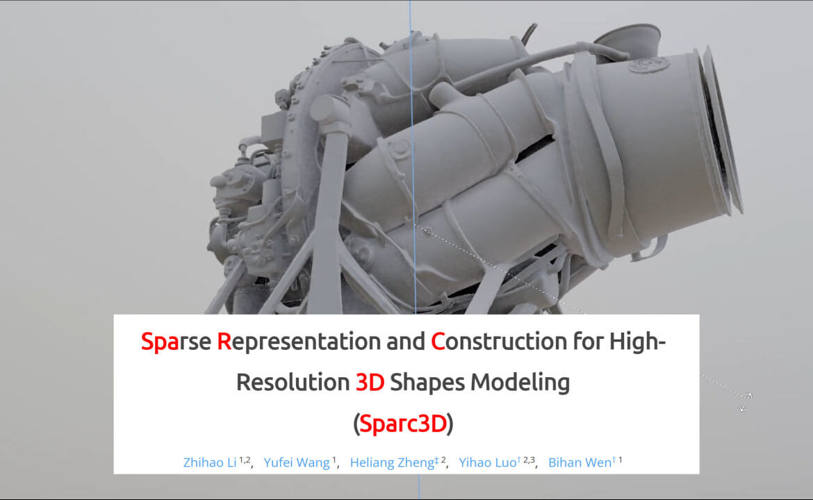 SPARC3D AI 3D Reconstruction from Image