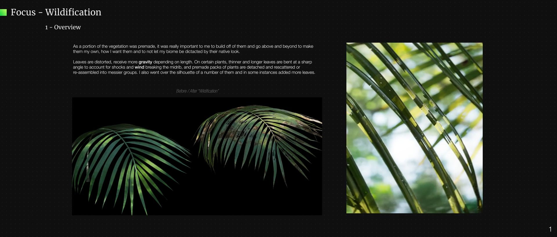 jungle render - a 40-page breakdown on Artstation