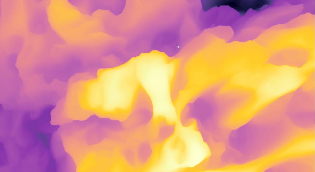 colorful depth map