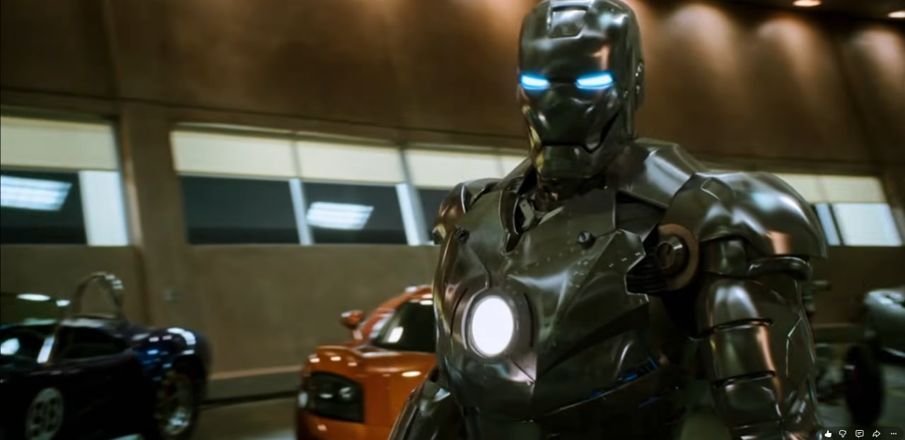 iron man metal shader