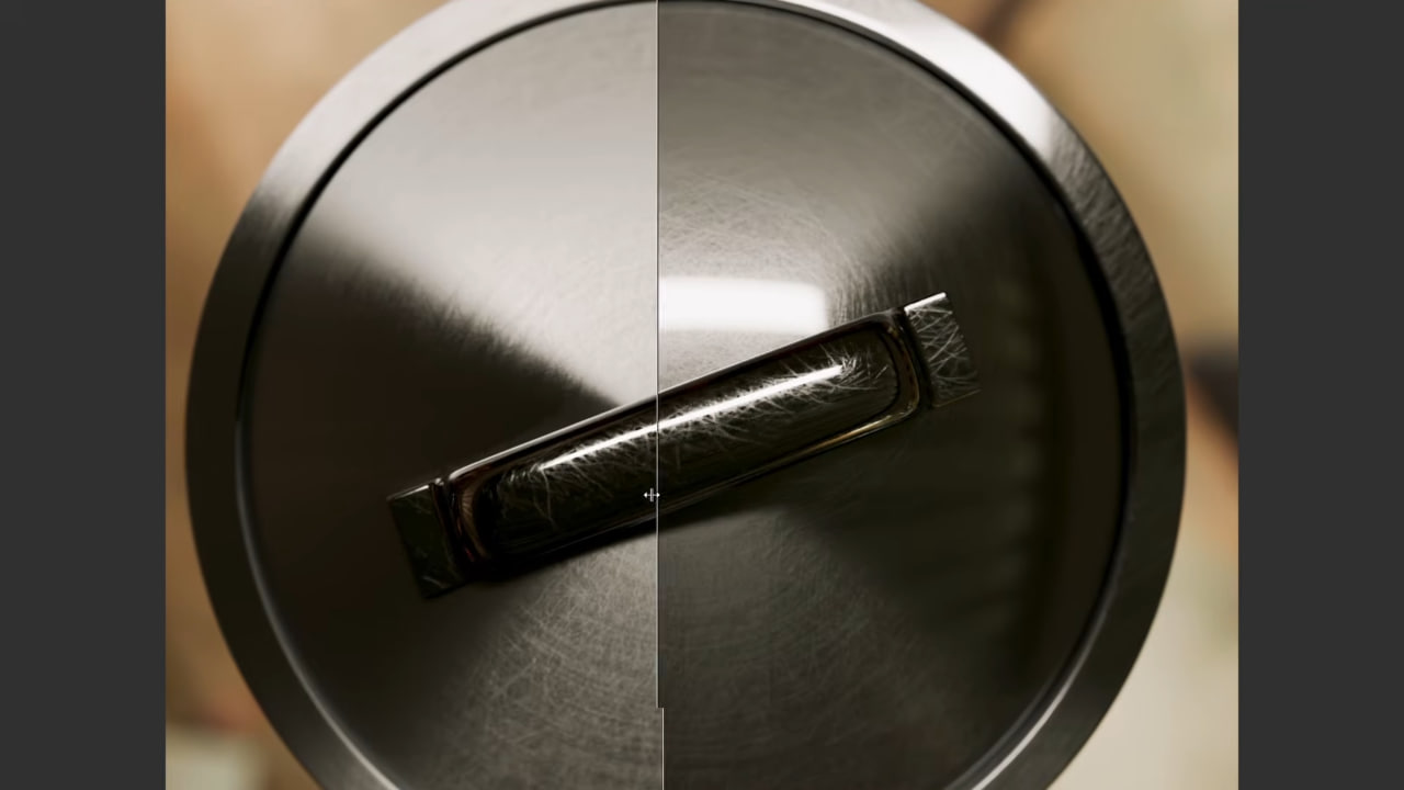 physically correct metallic shader by Lucas. multiple roughness shaders, anisotropy, regular vs advanced shader