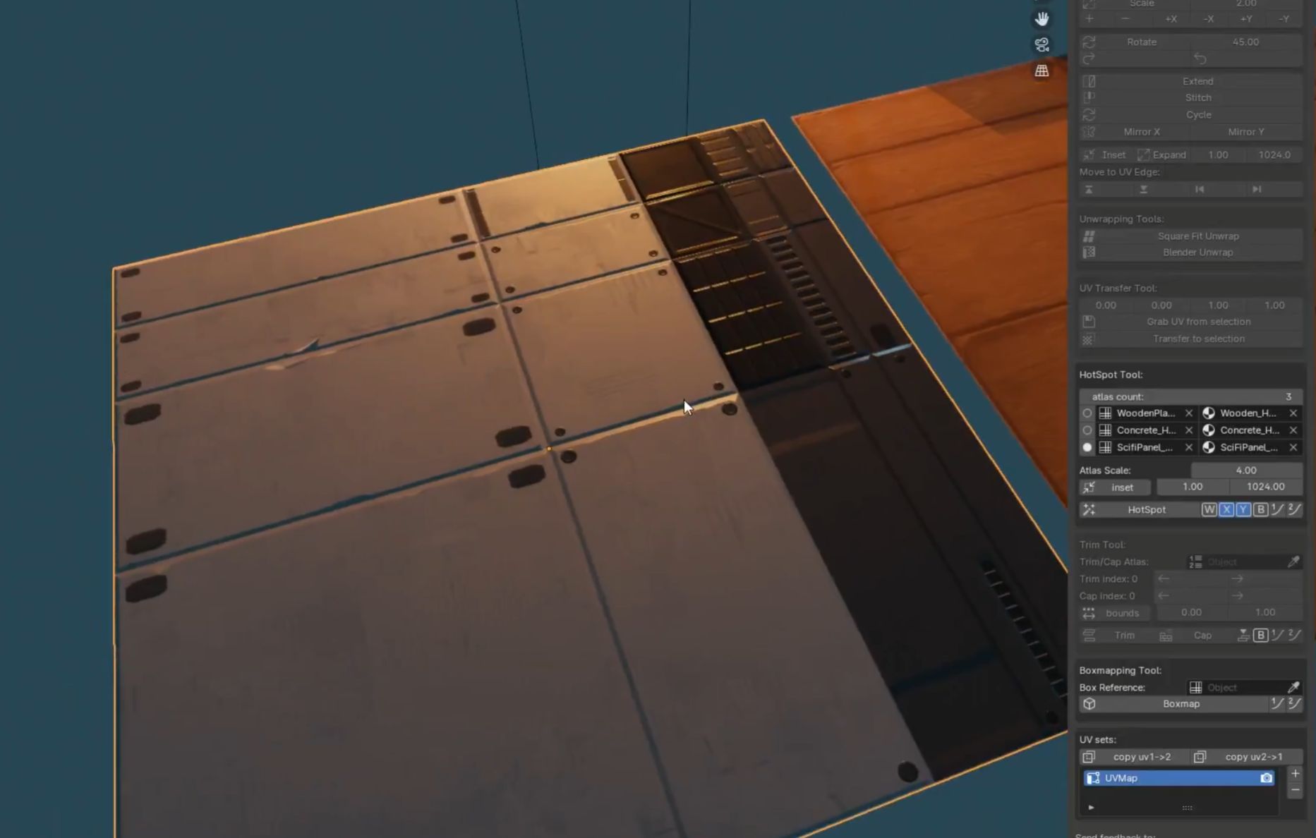 Hotspot Texturing in Blender
