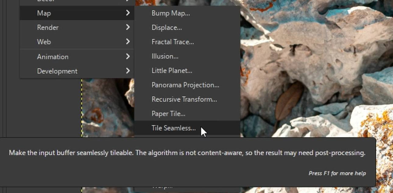 GIMP - 'make seamless' feature to create blend seamless textures