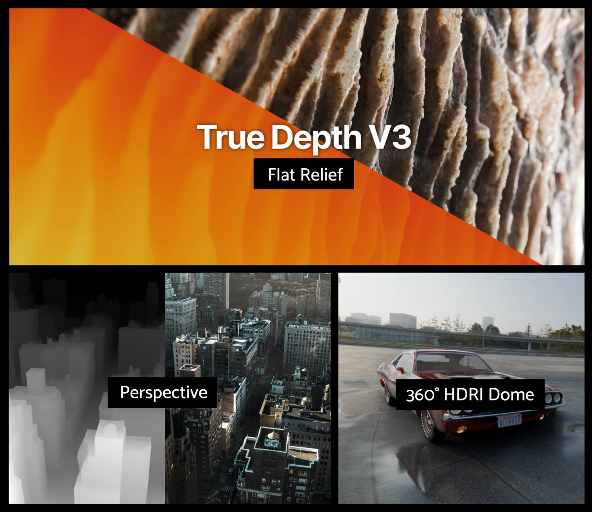 truedepth v3 new modes tutorial: perspective and hdri