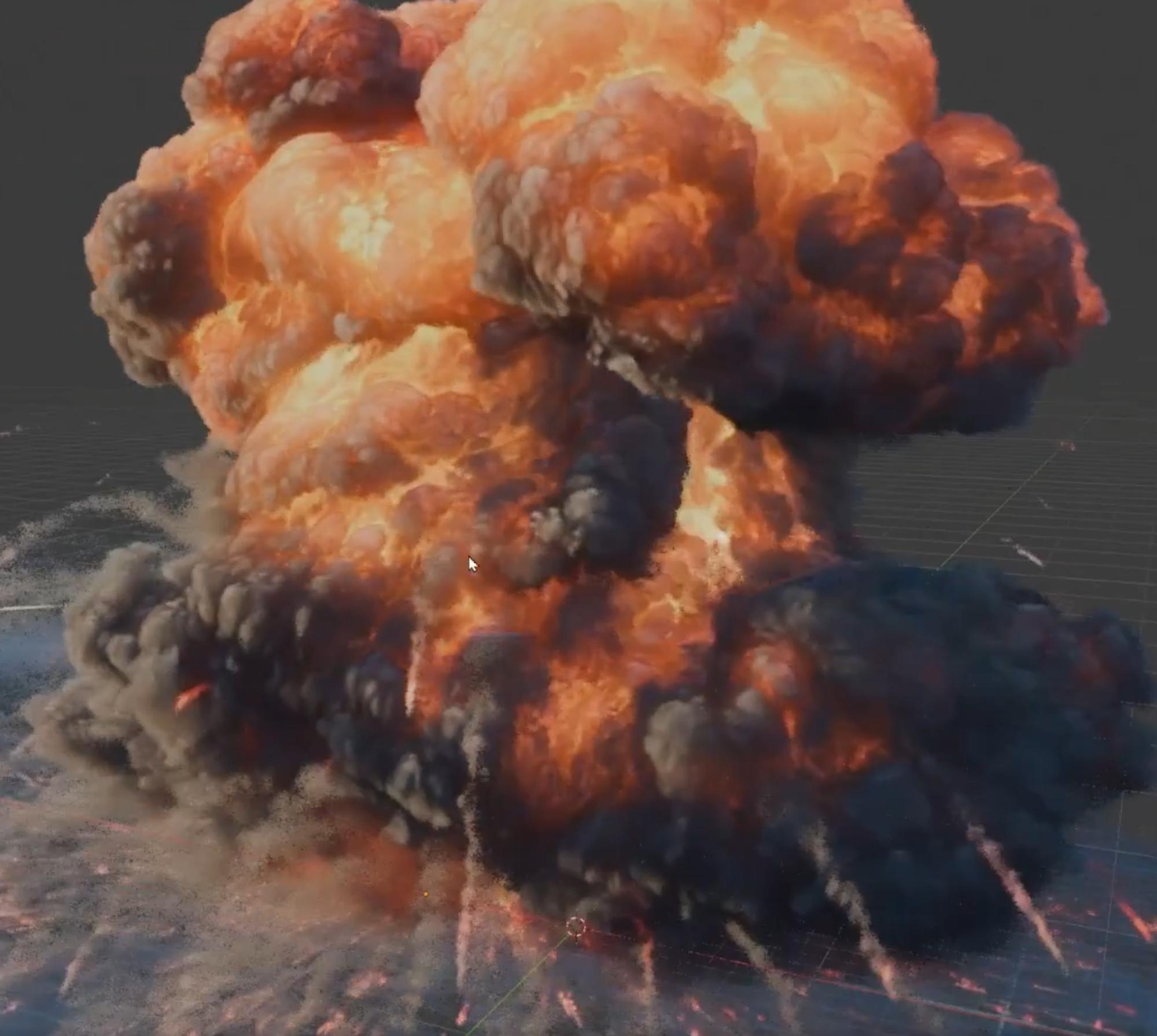 gaussian splat explosion